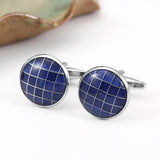 Two Tone Fritillaria Cufflinks for Men