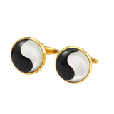 Two Tone Fritillaria Cufflinks for Men