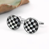Two Tone Fritillaria Cufflinks for Men