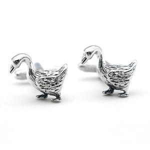 Goose Cuff Links Copper Material Cufflinks