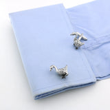 Goose Cuff Links Copper Material Cufflinks