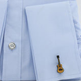 Guitar Cufflinks Coffee Music Cuff Links for Men