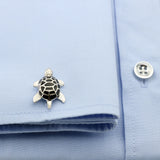 Copper Turtle Cuff Links for Men