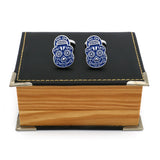 Men's Brass Skull Cuff Links Skeleton Cufflinks