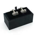 Men's Dinosaur Skull Cufflinks Animal Head Brass Cuff Links