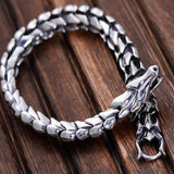 Men's Domineering Faucet Bracelet Thai Silver Retro Bone Chain