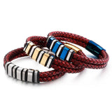 Men's Titanium Leather Bra...