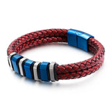 Men's Titanium Leather Bra...