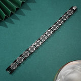 Men's Stainless Steel Double-layer Link Chain Bracelets 215mm