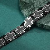 Men's Stainless Steel Double-layer Link Chain Bracelets 215mm