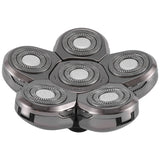 Men's Electric Blade Replacement Head, 6 Blades, Bald Look