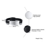 Men's Engraved Medical Alert Bracelet