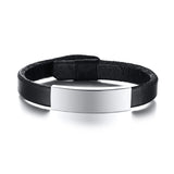 Men's Engraved Medical Alert Bracelet