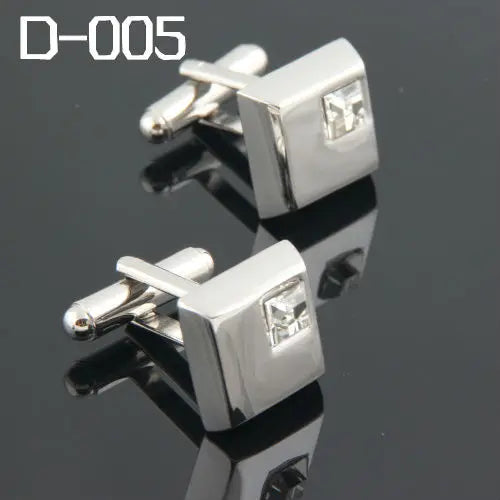 High Quality Rhinestone Cufflinks for Men D-005