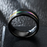 Men's Multicolour Stainless Steel Ring for Party Wedding