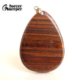 Men's Tiger's Eye Pendant Necklace Hawk's Eye Gem Timeless Gift