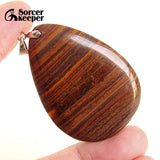 Men's Tiger's Eye Pendant Necklace Hawk's Eye Gem Timeless Gift