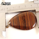 Men's Tiger's Eye Pendant Necklace Hawk's Eye Gem Timeless Gift