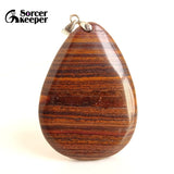 Men's Tiger's Eye Pendant Necklace Hawk's Eye Gem Timeless Gift