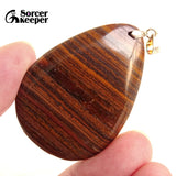 Men's Tiger's Eye Pendant Necklace Hawk's Eye Gem Timeless Gift