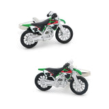Green Mountain Bike Brass Cufflinks