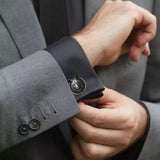 Men's Wolf Head Retro Cufflinks French Shirts High Cuff Button