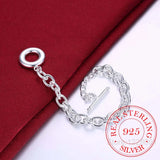 Men's 925 Silver Thick Chain Bracelet