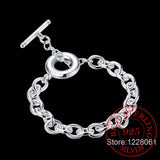 Men's 925 Silver Thick Chain Bracelet