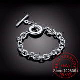 Men's 925 Silver Thick Chain Bracelet
