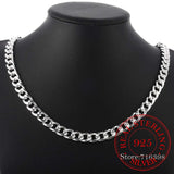925 Sterling Silver 10mm Necklace for Men