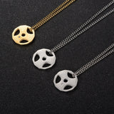 Men's Fitness Gym Necklace Weight Plate Barbell Dumbbell Pendant