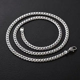 Men's Snake Bone Chain Retro Necklace