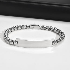 Men's Stainless Steel Bracelet 6mm Box Chain Wristband