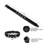 Men's Family BFF Names Bracelets with Beads Charm Jewelry