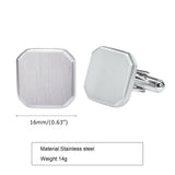 Men's Stainless Steel Cufflinks