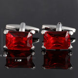 French Shirts Cufflinks Crystal Zircon Business Banquet Wedding Jewelry
