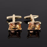 French Shirts Cufflinks Crystal Zircon Business Banquet Wedding Jewelry