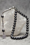 Men's Love Knot Hematite Rosary