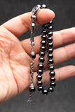 Men's Love Knot Hematite Rosary