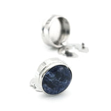 Natural Stone Cuff Links for Men's Business Dress Shirt