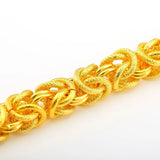 Men's Goldplated Double Dragon Chain Bracelet BL0556