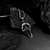 Men's Halloween Ghost Face Mask Pendant Necklace