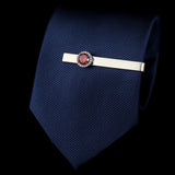 Men's Zircon Tie Clip Round Rhinestone Ties Clips