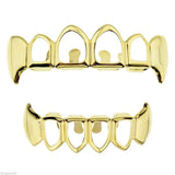Men's Hip Hop Fang Grillz Set Rapper Jewelry