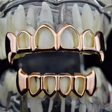 Men's Hip Hop Fang Grillz Set Rapper Jewelry