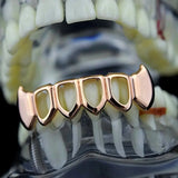 Men's Hip Hop Fang Grillz Set Rapper Jewelry