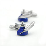 Men's Ink Bottle Copper Material Cufflinks