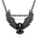 316L Stainless Steel Eagle Pendant Necklace Chain