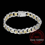 925 Silver Bracelet 10mm Width Unisex Jewelry