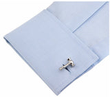 Men's Judge Cuff Links in Copper and Silver